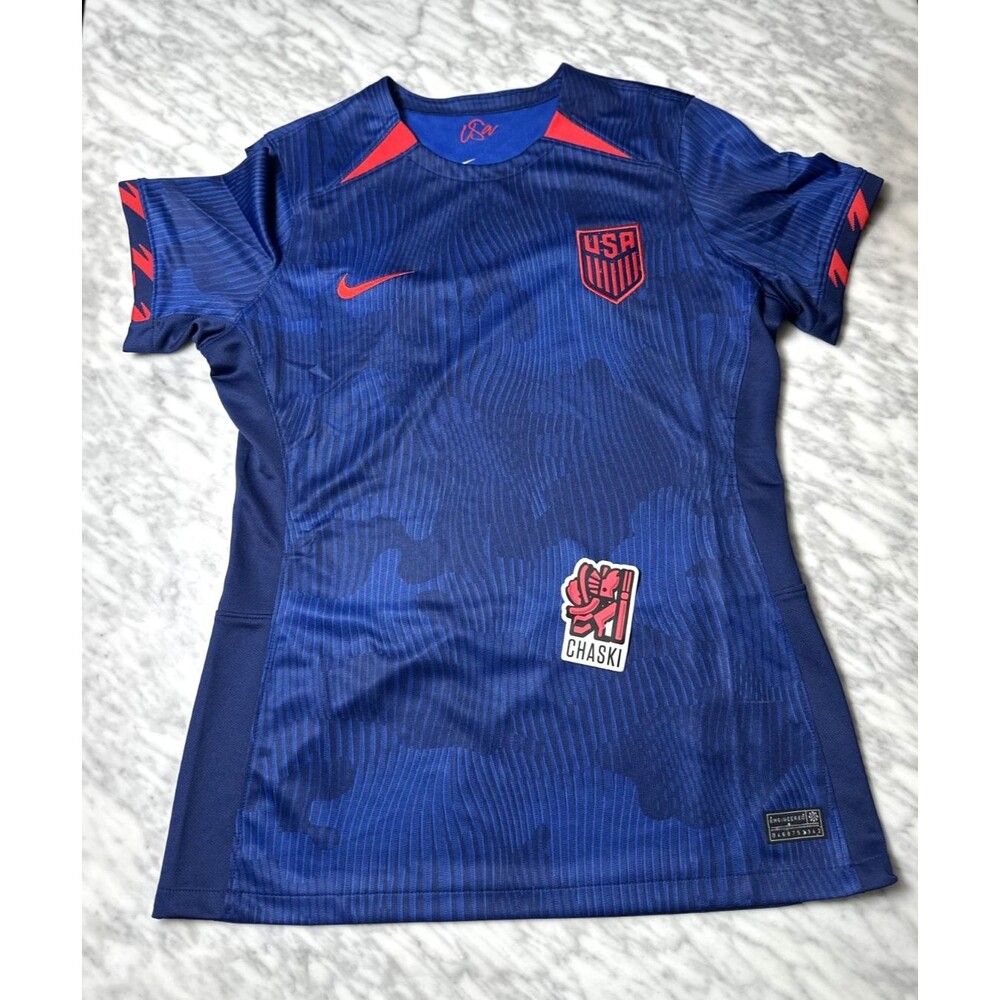 Nike Dri-Fit USWNT USA 23 Stadium Away Soccer Jersey Women's Medium DR4000-405